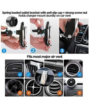 Bežični Punjač Za Auto držač za telefon 444