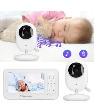 Baby monitor poseduje melodije uspavanke za bebe bebi alarm sa kamerom