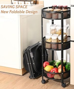 Kuhinjska kolica police za kuhinju i kupatilo 77