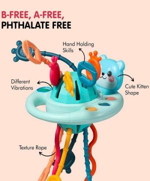 Igračka Za Bebe montesori zvečka sa gumama za vučenje 666