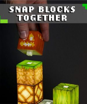Minecraft lampa LED svetlece majkraft kocke 44