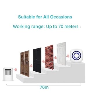 Zvono sa senzorom pokreta alarm senzor 444