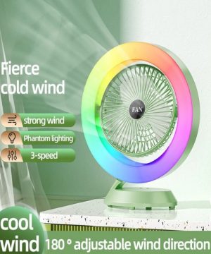 Ventilator Na Baterije, punjnje preko USB kabla 33