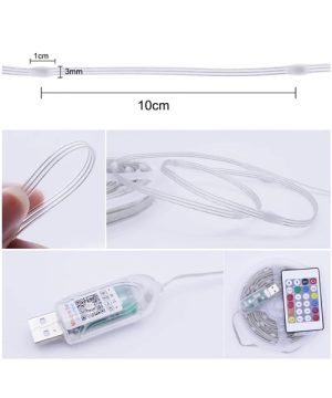 Pametne novogodisnje LED Lampice Silikonska Traka 99