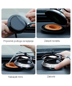 Miris za auto parfem difuzor solarni helikopter 99