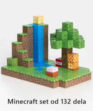 Minecraft Kocke Magnetne Kockice Za Decu set od 132 dela 0004