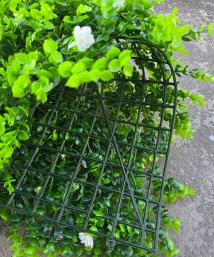 Veštačko zelenilo za zeleni zid eukaliptus beli cvet 555