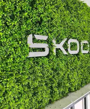 Veštačko Zelenilo Zidni Panel Dekorativna Paprat dekoracija za zidove 99992