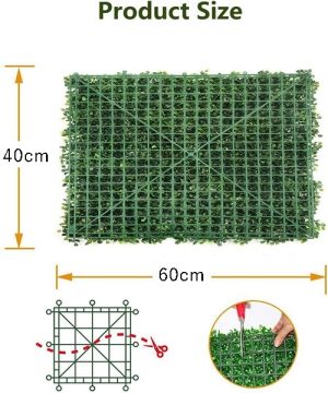 Zeleni Zid Dekorativni Panel Eukaliptus Paprat Mix vestacko zelenilo 33