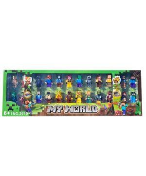 Minecraft Figurice My World set od 24 figure 22