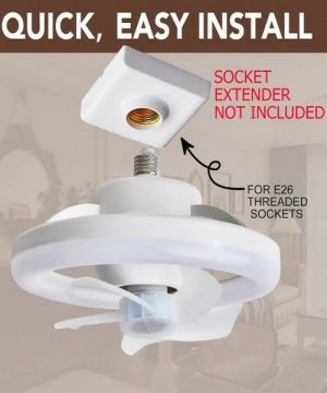 Luster Ventilator LED Sijalica Sa Ventilatorom 55