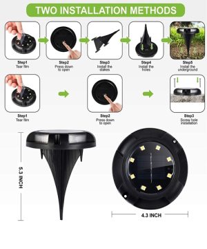 Solarne Lampe Za Stepenice I Staze set od 4 komada 22