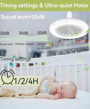 Plafonski Ventilator 2u1 LED Sijalica Ventilator 66