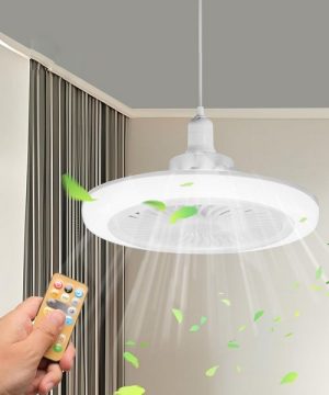 Plafonski Ventilator 2u1 LED Sijalica Ventilator 33