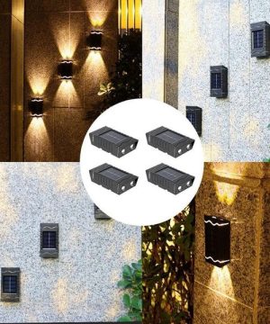 Solarne lampe za zid dvostrane LED svetiljke 33