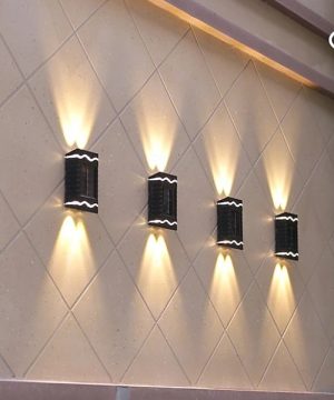 Solarne lampe za zid dvostrane pakovanje od 4 komada 11