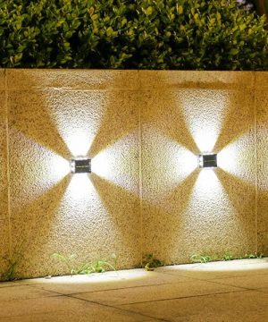 Solarne LED lampe za ogradu zidove i fasade 11