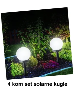 Solarne Kugle Za Dvorište Dekorativne Lampe 55