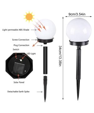 Solarne Kugle Za Dvorište Dekorativne Lampe 33