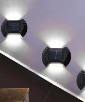 Solarne Lampe u obliku skoljke za fasadu i ograde 11