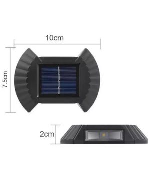 Solarne lampe u obliku školjke za zidove terase staze i fasade 33