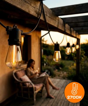 Solarne Sijalice Za Dvorište i bastu - lampe na kablu sa solarnim panelom 99
