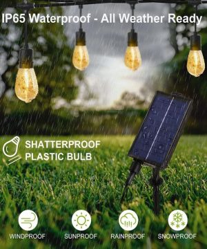 Solarne Sijalice Za Dvorište girland lampe na kablu u nizu 88