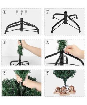 Veštačka Jelka Sa Snežnim Iglicama Pine Premium uputstvo 002